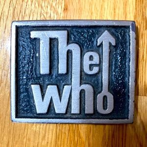 Belt Buckle metal The Who